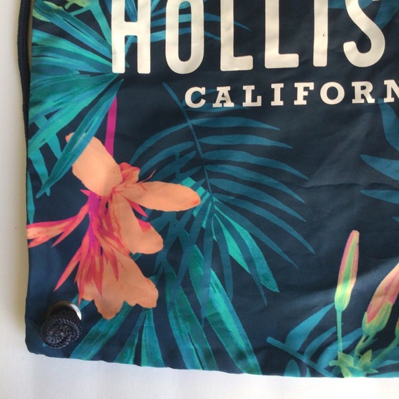 HOLLISTER TROPICAL NYLON SACK PACK BACKPACK - Picture 5 of 9